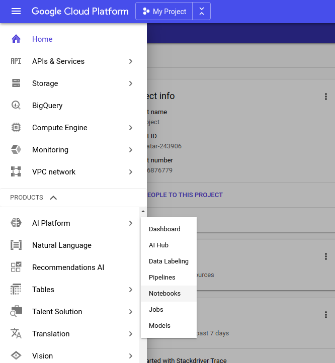 Gcp deep clearance learning vm